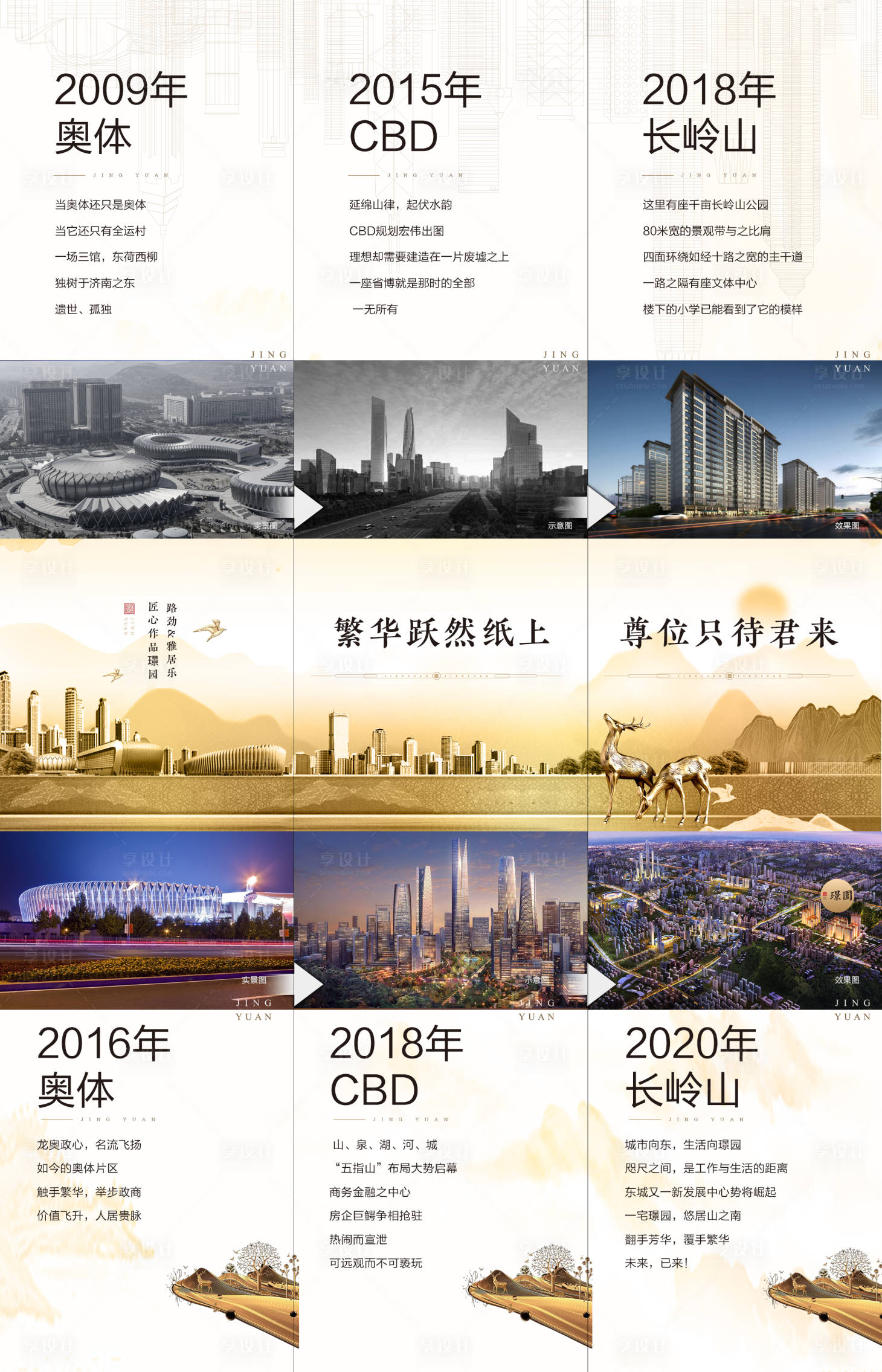 源文件下载【享设计】搜索编号：24790010798366400【地产三宫格海报】
