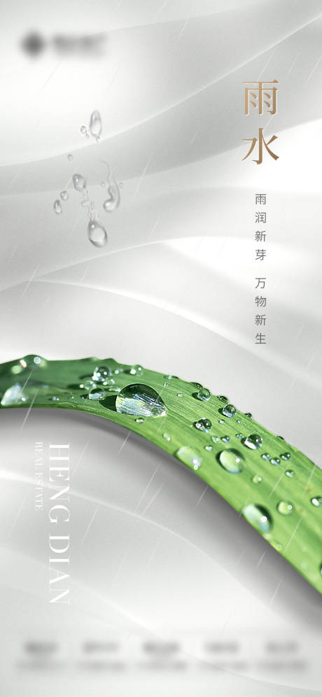 编号：20220616134621587【享设计】源文件下载-雨水节气海报