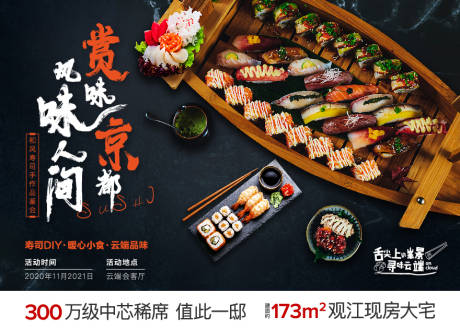 源文件下载【寿司活动背景板】编号：89490010617506136