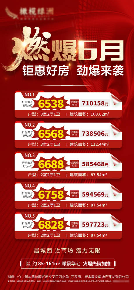 源文件下载【地产红金特价房海报】编号：66290010361562009