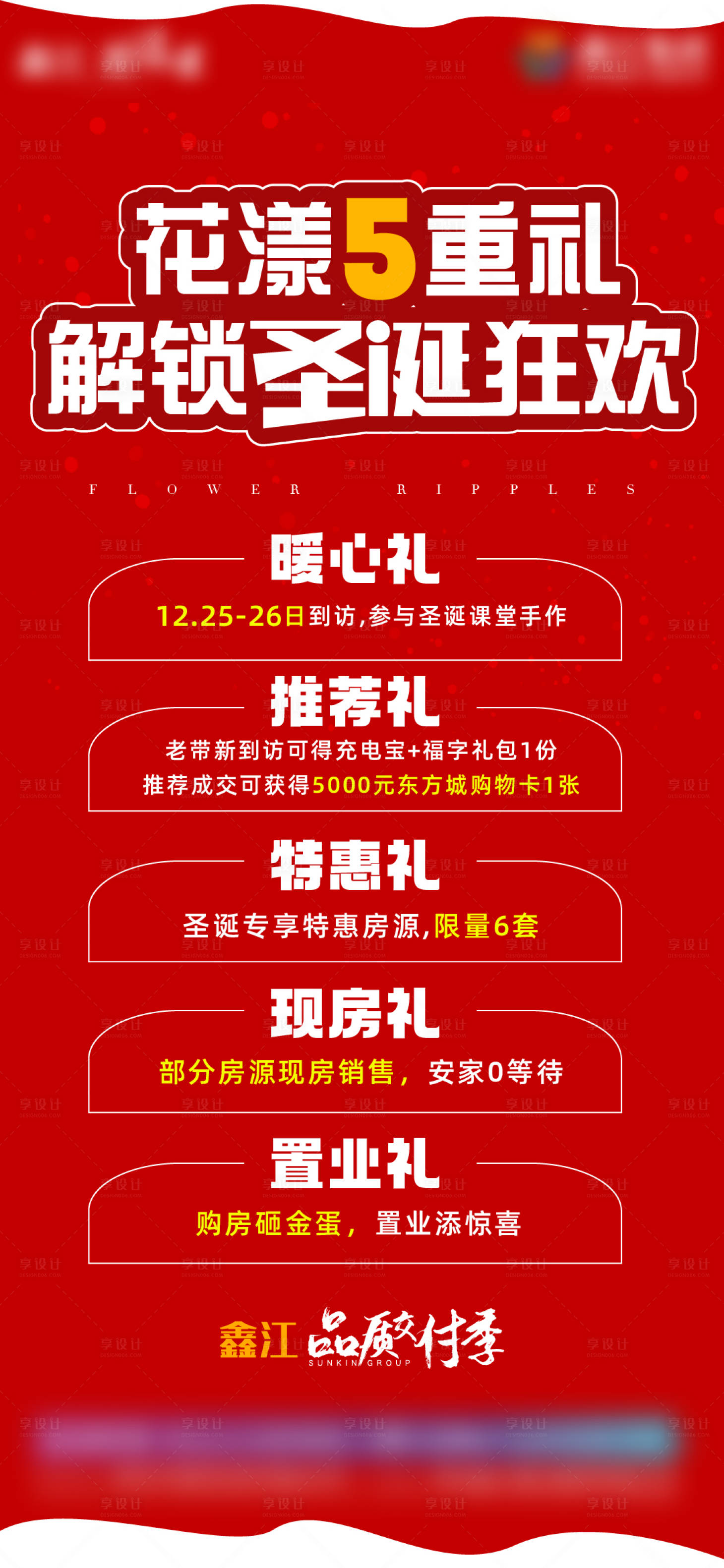 源文件下载【享设计】搜索编号：98880010694932414【圣诞5重礼 单图】