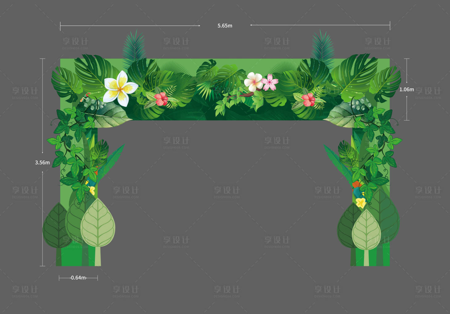 源文件下载【享设计】搜索编号：42900010615329157【龙门架】