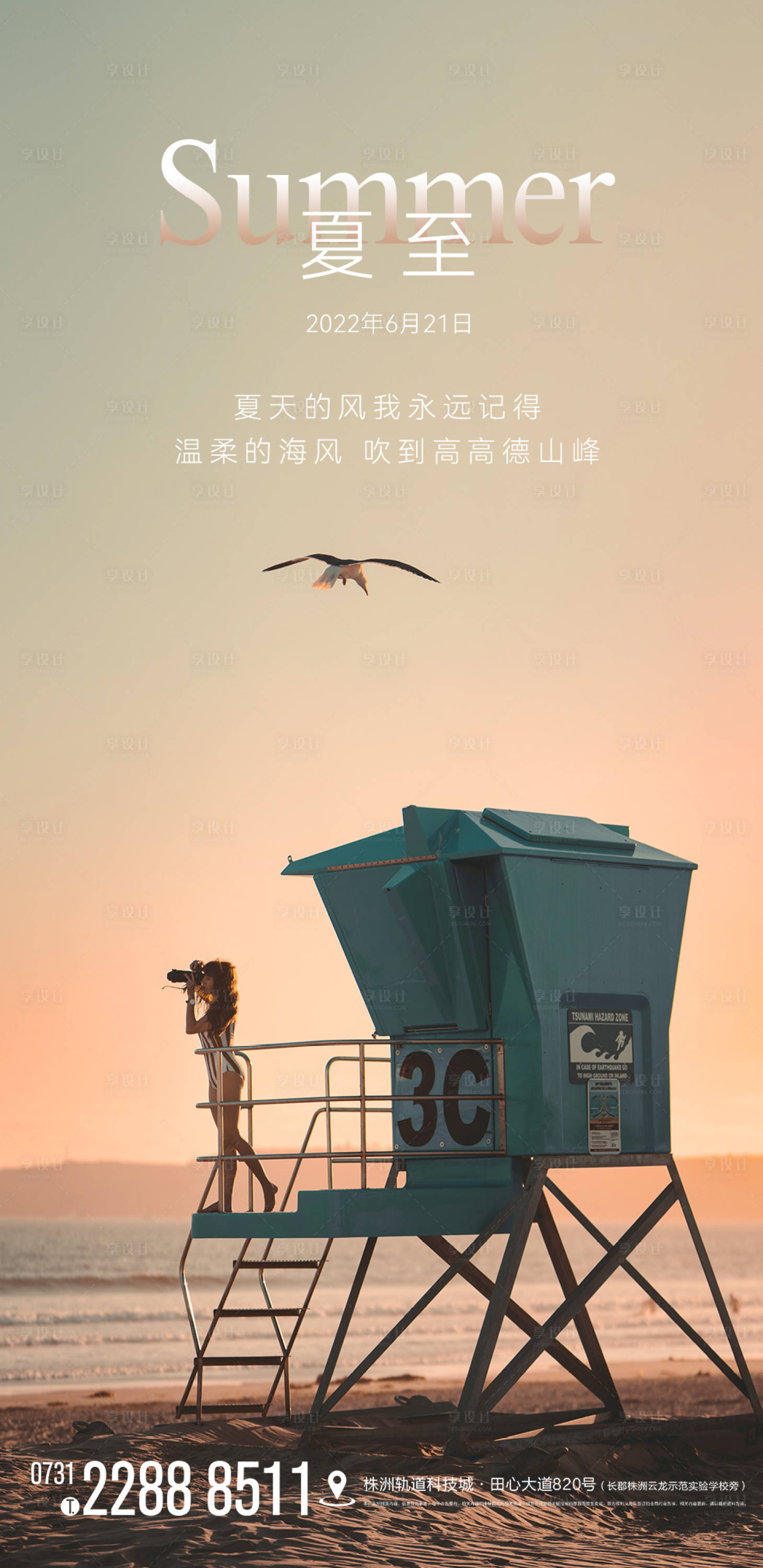 源文件下载【夏至节气海报】编号：30510010399528449