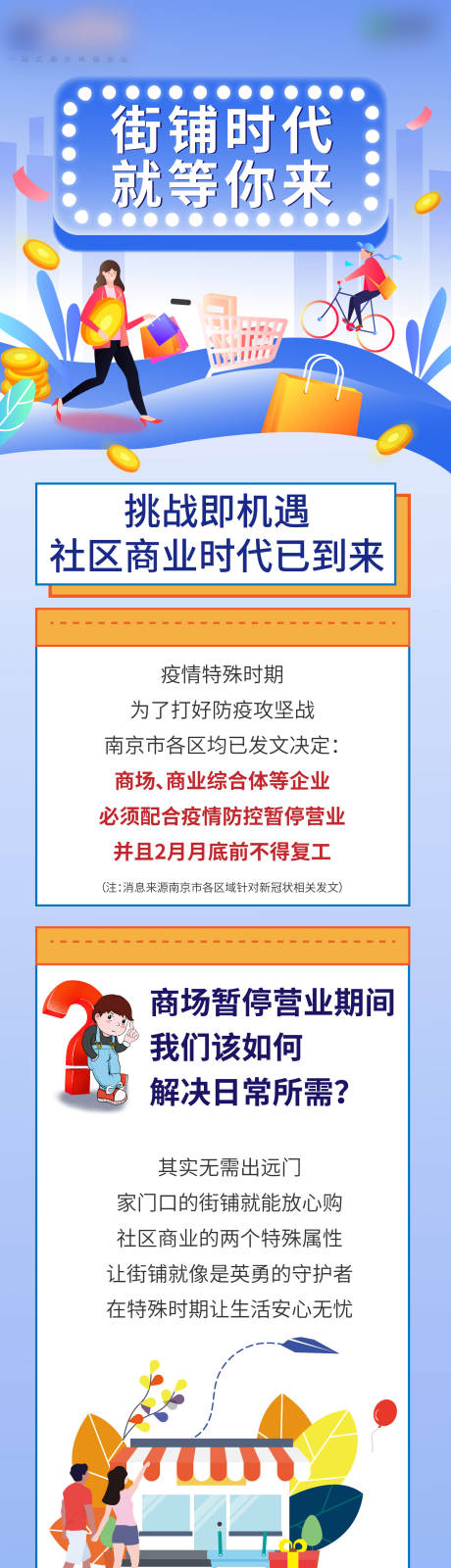 源文件下载【商铺线上售楼处开放宣传海报长图】编号：20220616145400578