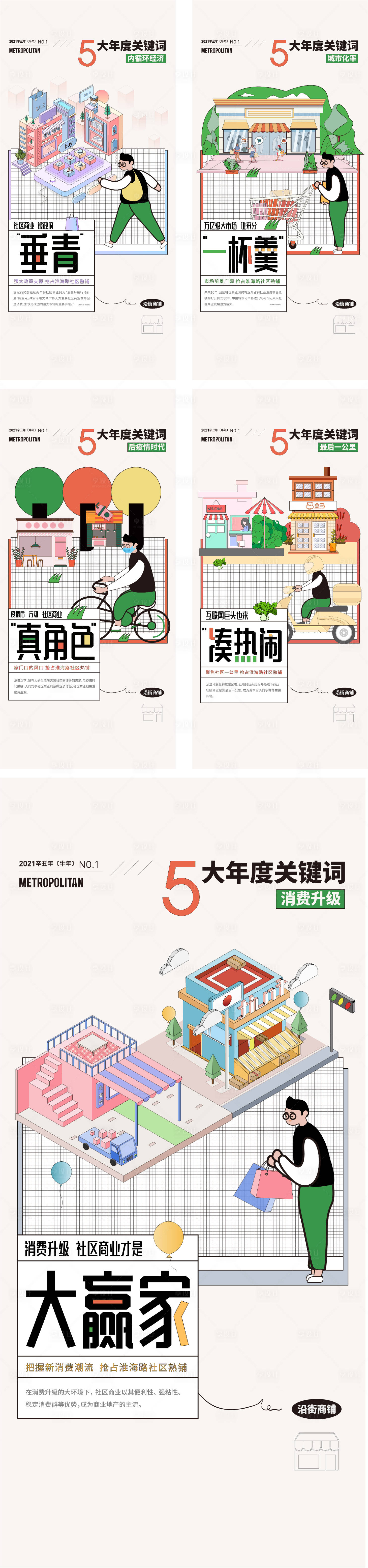 源文件下载【享设计】搜索编号：21520010397788026【地产商铺价值点系列海报】