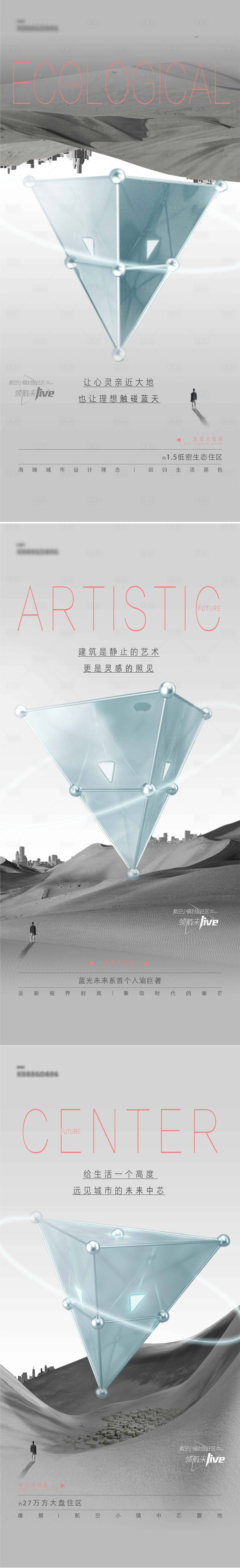源文件下载【地产高端城市价值点刷屏海报】编号：89820010475489188