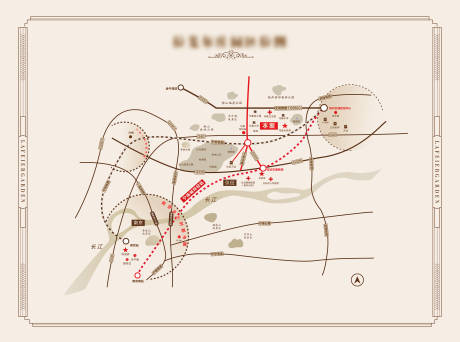 源文件下载【地产区位图海报】编号：39110010807278669