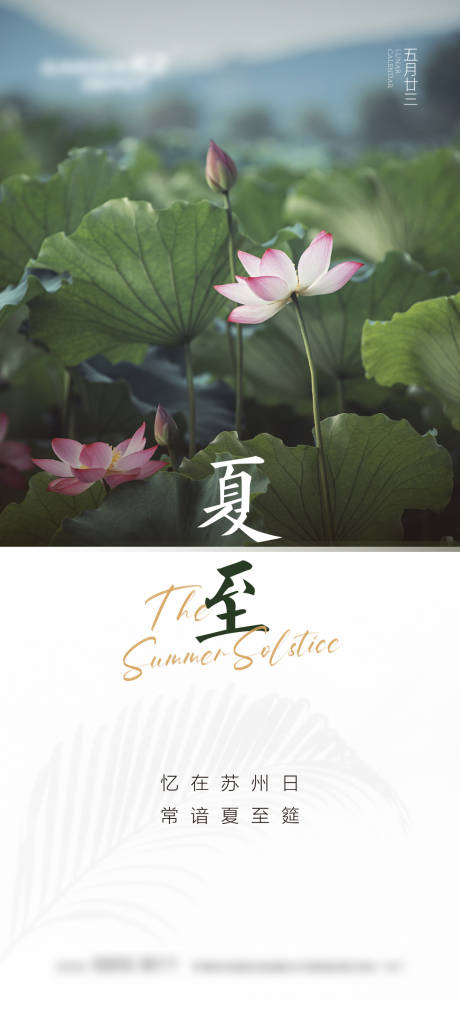 源文件下載【享設計】搜索編號：90250010622014595【夏至節氣海報】