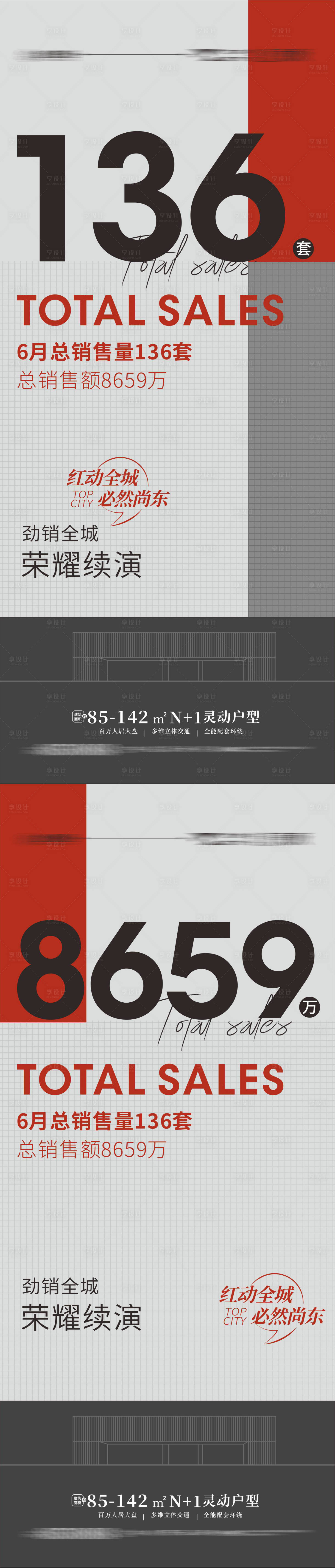 源文件下载【地产劲销热销系列海报】编号：84770010538265053