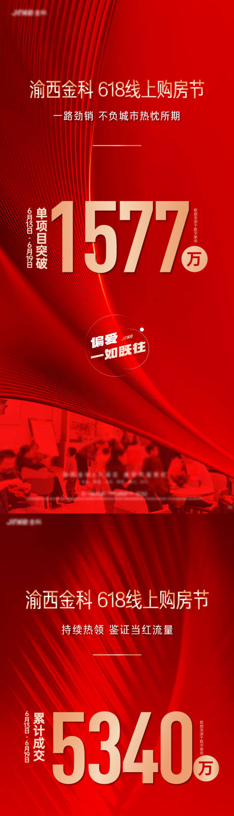 源文件下载【地产人气热销数据系列海报】编号：10940010625619761