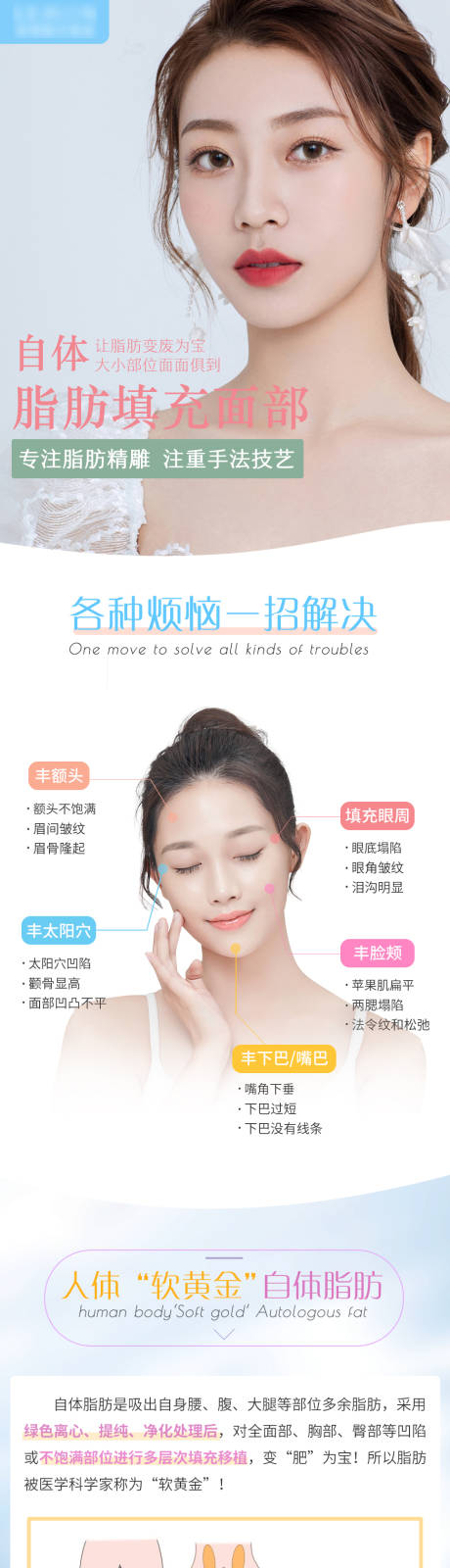源文件下载【自体脂肪面部填充电商详情页】编号：49320010310538520