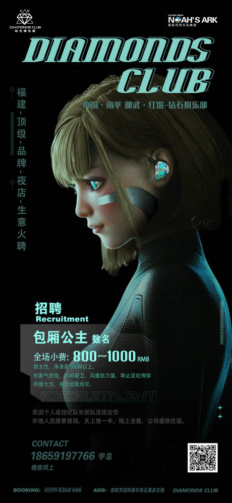 源文件下载【酒吧夜店招聘】编号：63070010509396499