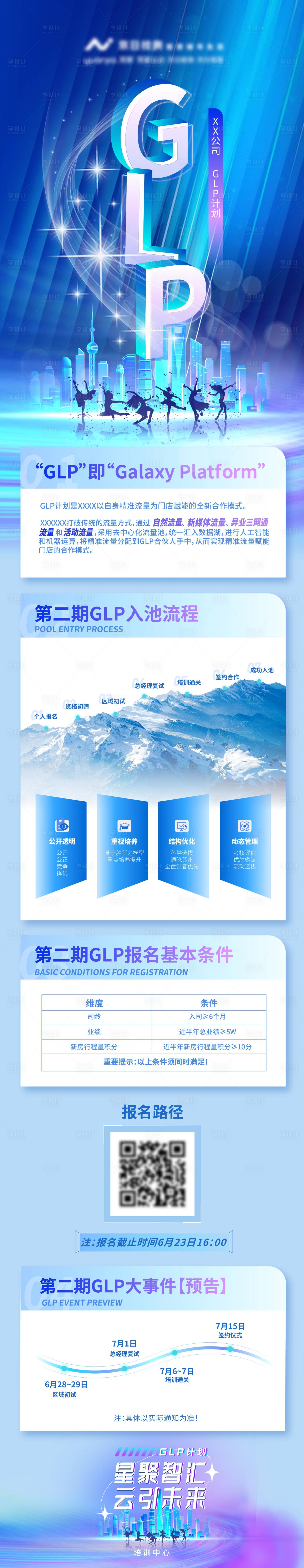 源文件下载【享设计】搜索编号：92460010643639365【科技蓝色战略公司宣传长图智能论坛海报】
