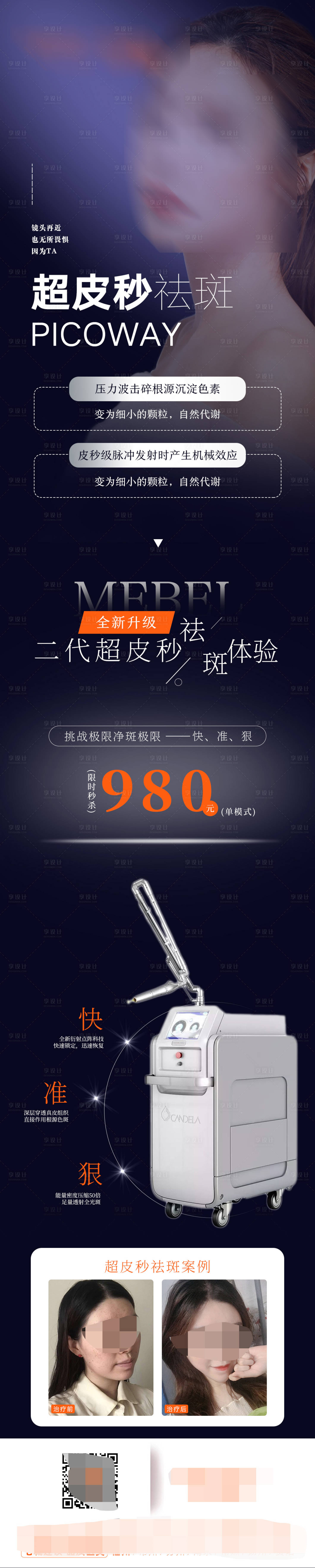 源文件下载【医美超皮秒朋友圈宣传长图】编号：20210428155227561