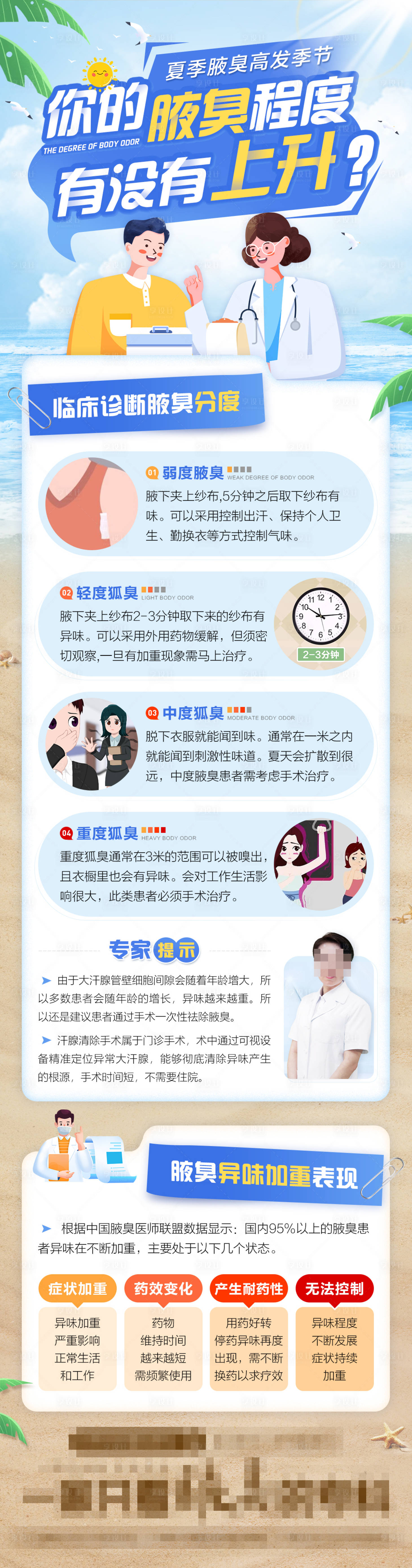 源文件下載【享設計】搜索編號：54480010761616758【夏天腋臭海報】