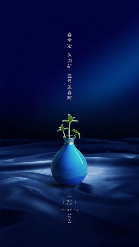 源文件下载【高端节气质感海报】编号：84840010754416862