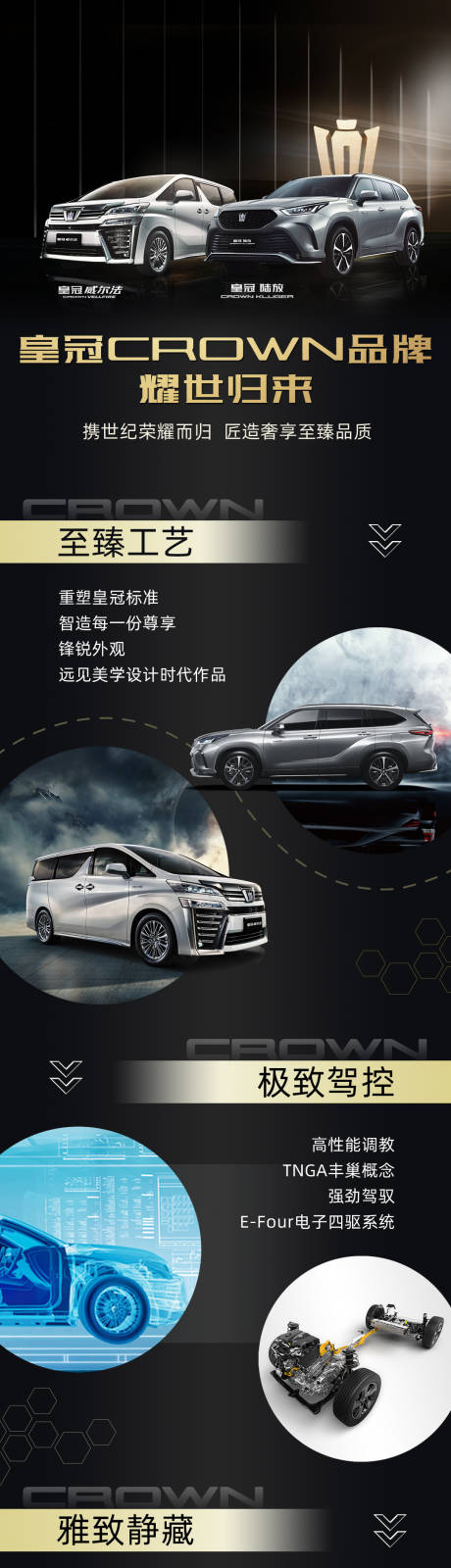 源文件下载【享设计】搜索编号：42790011372307136【黑金汽车品牌长图】