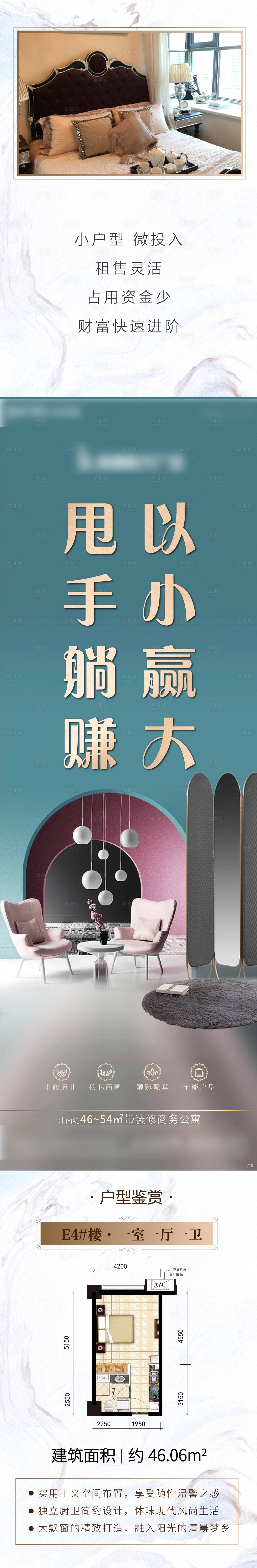 源文件下载【享设计】搜索编号：88590010940688287【地产户型价值点长图海报】