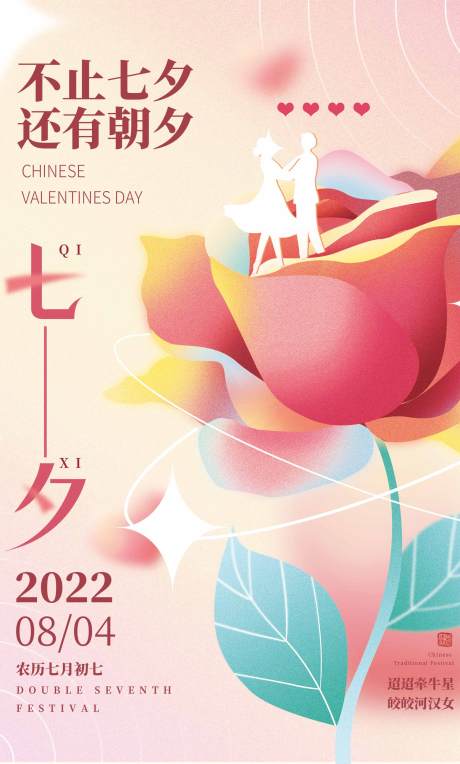 源文件下載【七夕節(jié)海報】編號：68410011244598689