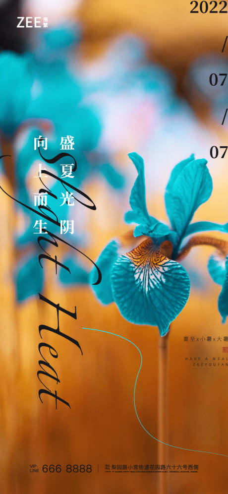 源文件下载【夏至小暑大暑节气系列海报】编号：69660010852822189