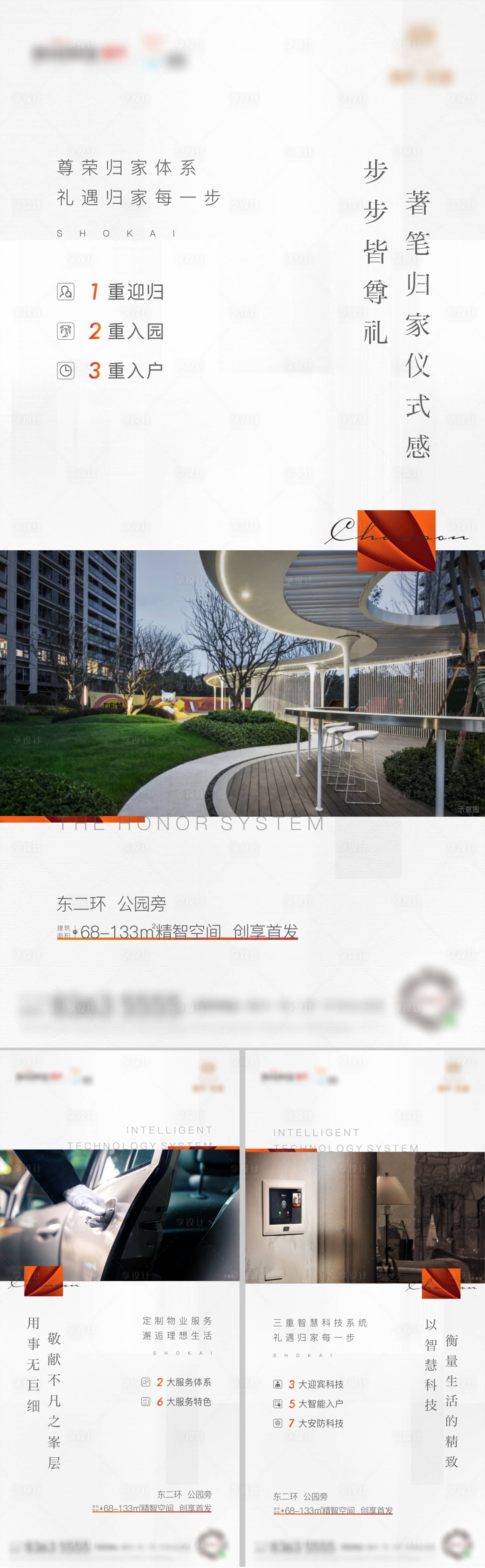 源文件下載【地產(chǎn)配套價值點系列海報】編號：77440011011563726