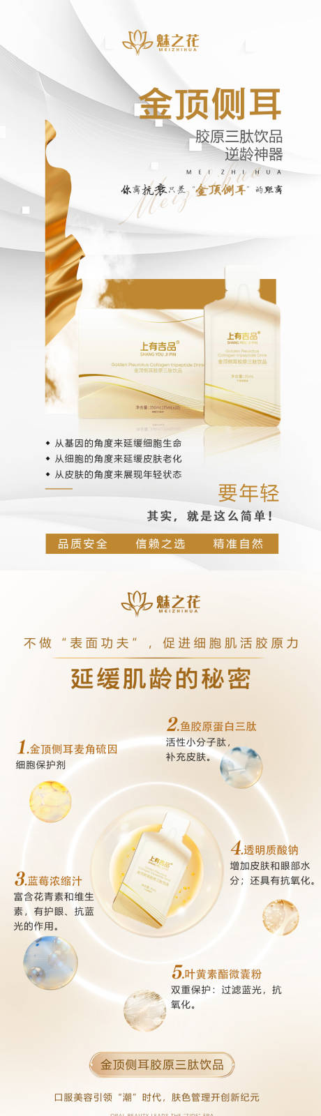 源文件下载【抗衰产品海报】编号：64980011208689262