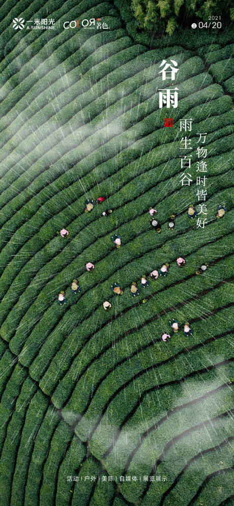 源文件下载【谷雨海报】编号：10460011344731933