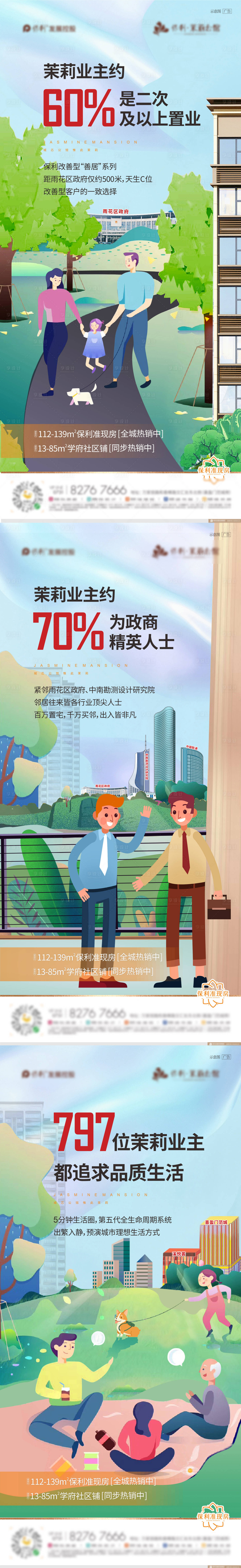 源文件下载【邻里圈层系列海报】编号：94270010971503349