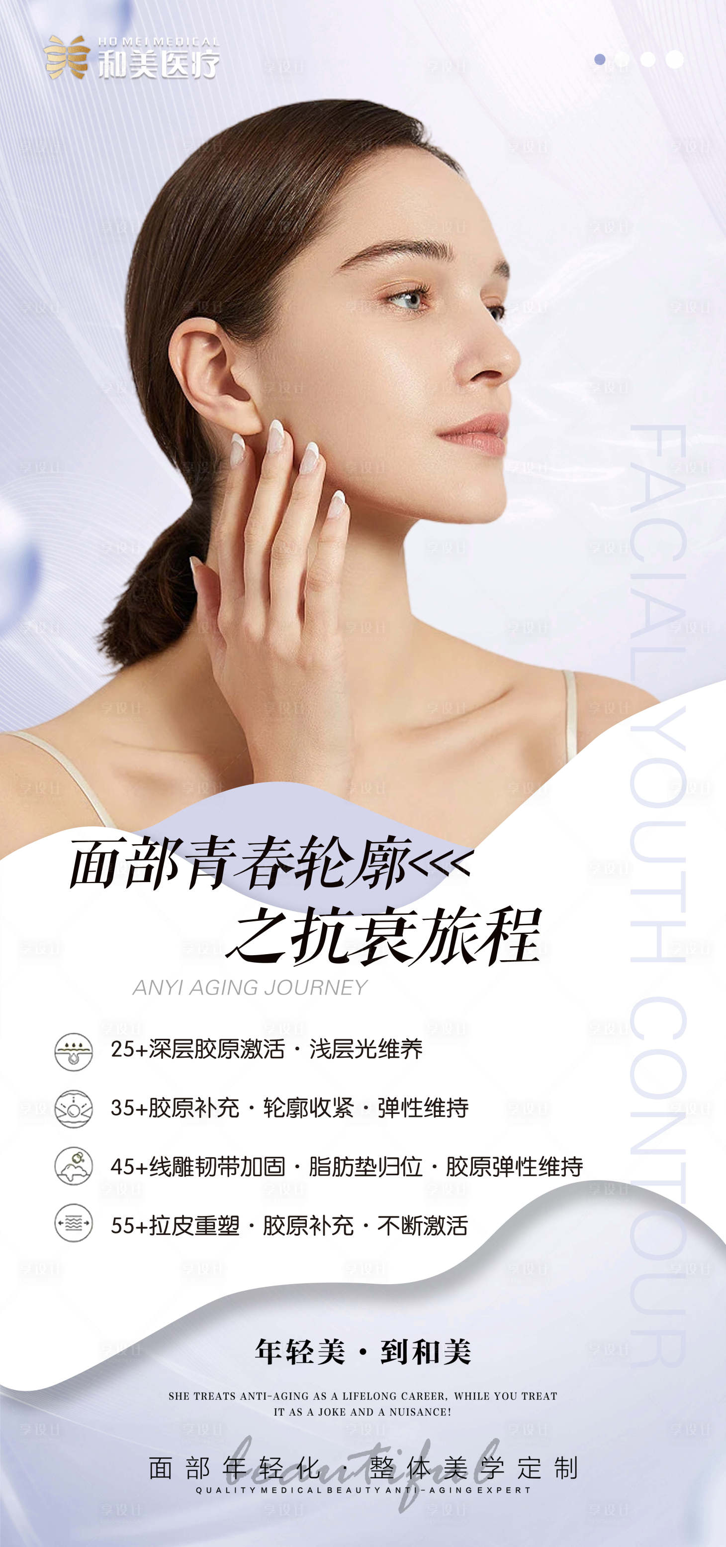 源文件下載【享設計】搜索編號：92330011180035986【抗衰科普海報】