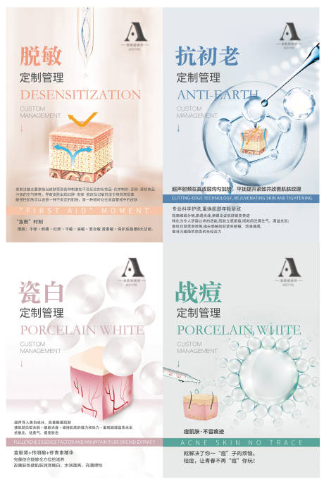 源文件下载【皮肤管理项目展示海报 】编号：66660010866594635