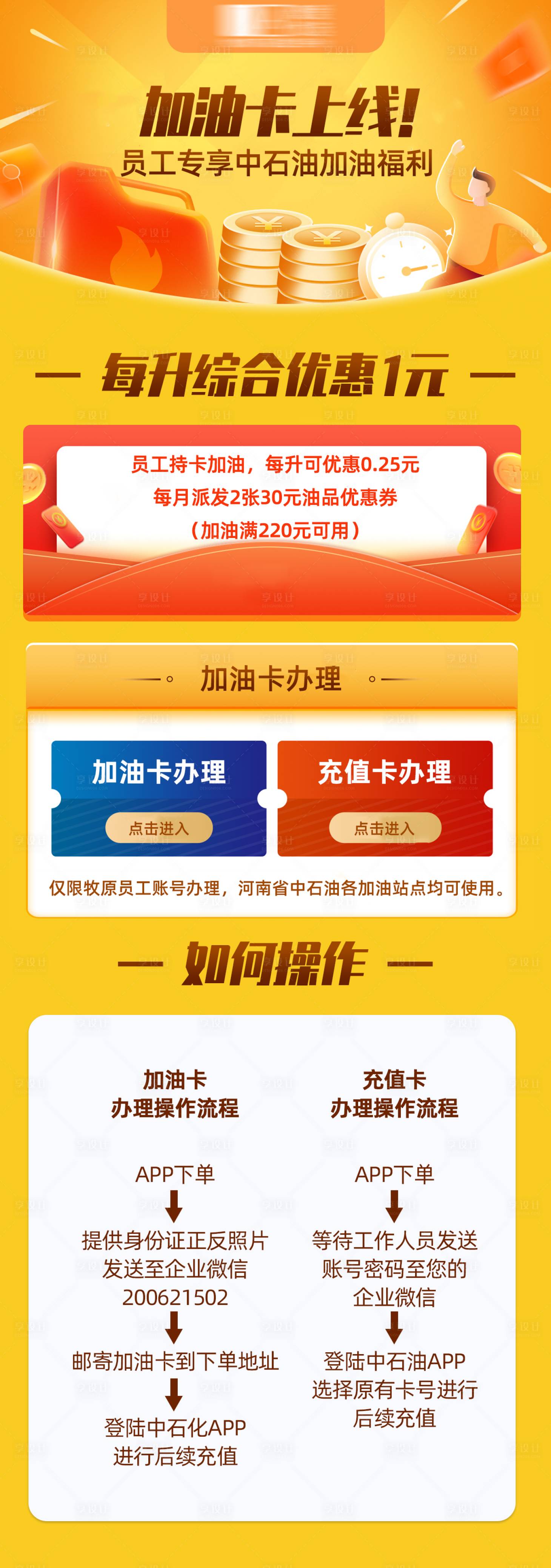 源文件下載【享設計】搜索編號：77350010968276458【加油卡專區h5海報】