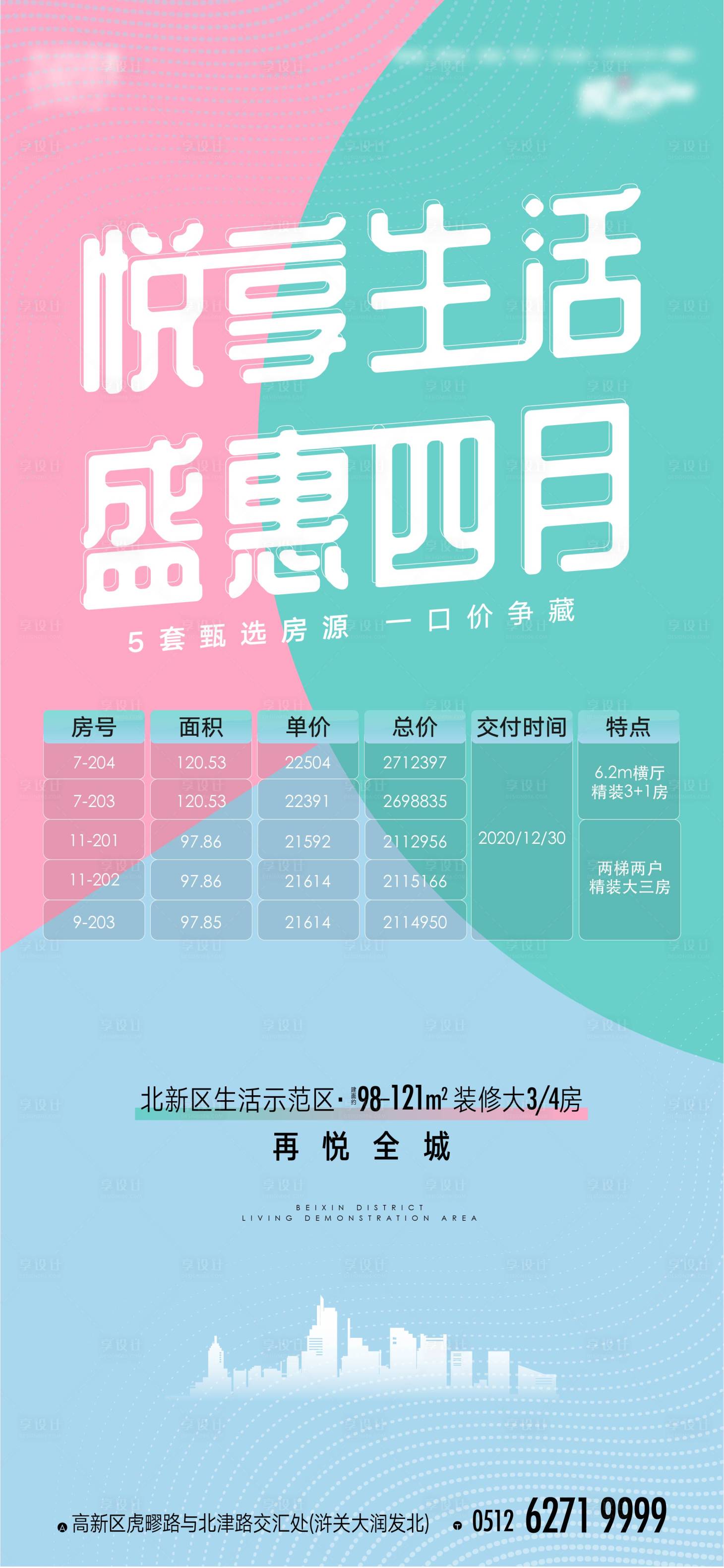 源文件下载【享设计】搜索编号：73760011147502392【地产特惠房源海报】