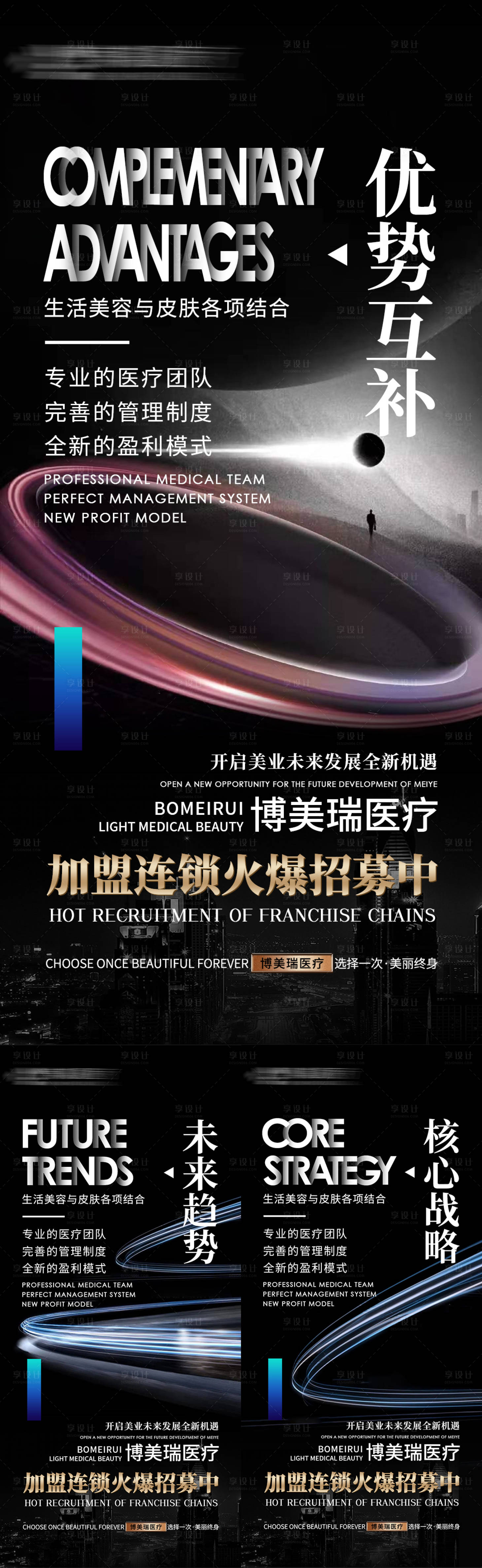 源文件下载【轻医美商业宣传系列海报】编号：78020011100409120