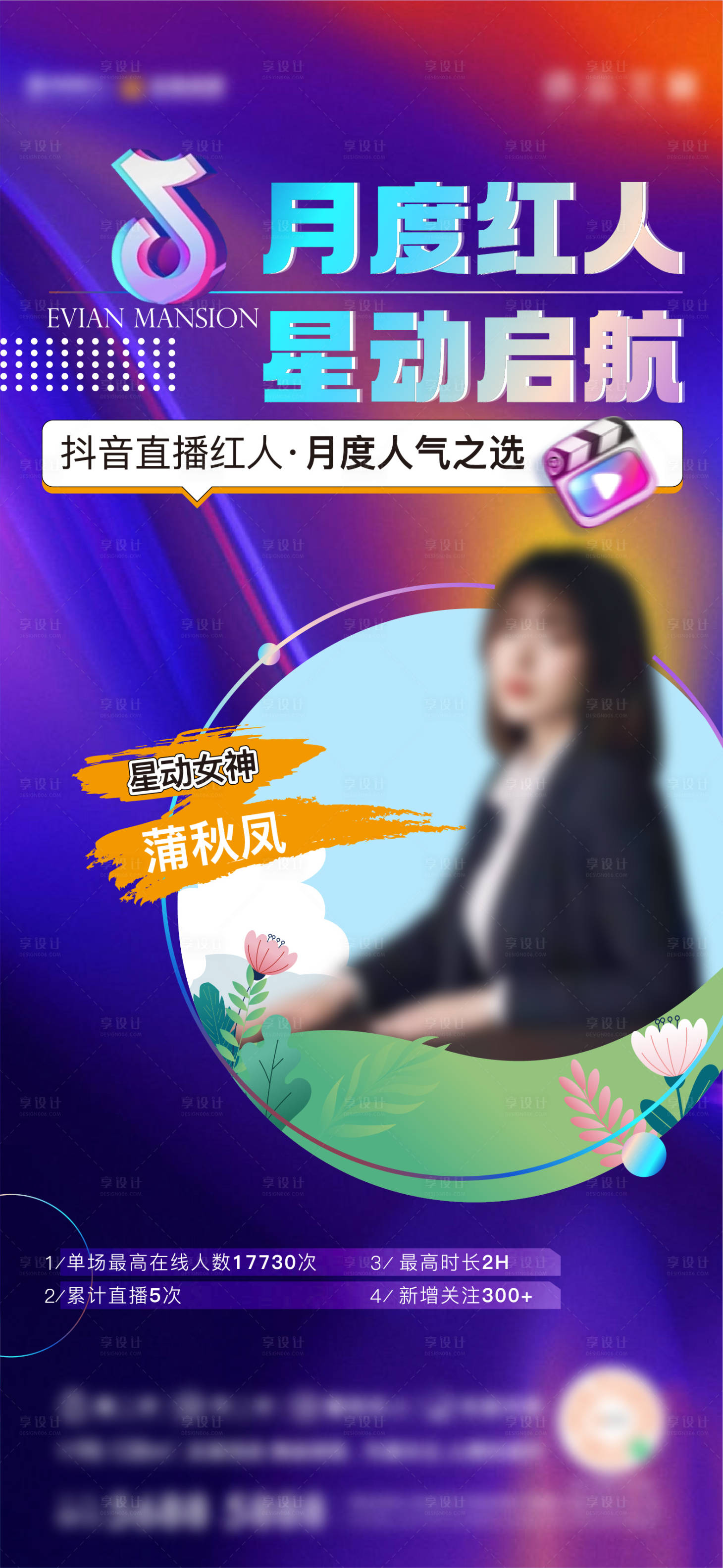 源文件下载【享设计】搜索编号：92850010978534512【房地产直播冠军海报】