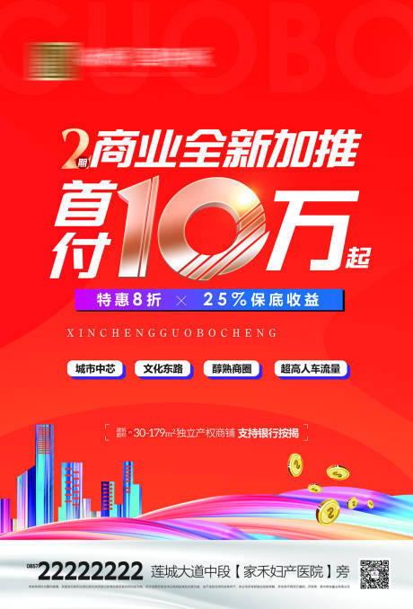 源文件下载【房地产商铺DM单海报】编号：73690010985899776