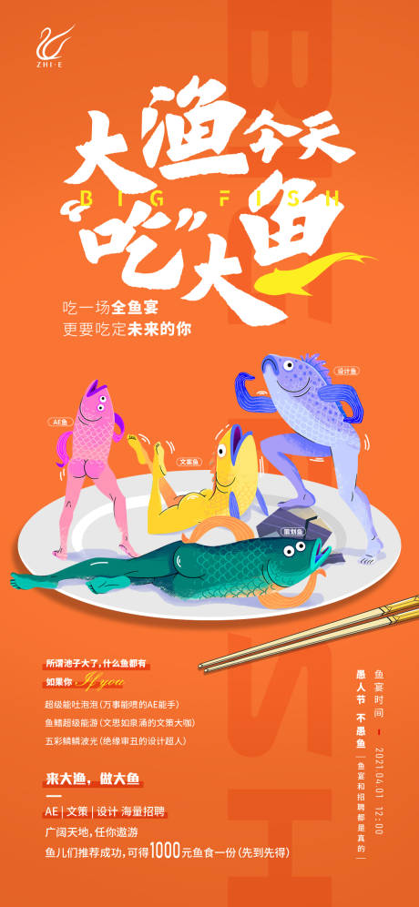 源文件下载【创意招聘海报】编号：58000011077408599