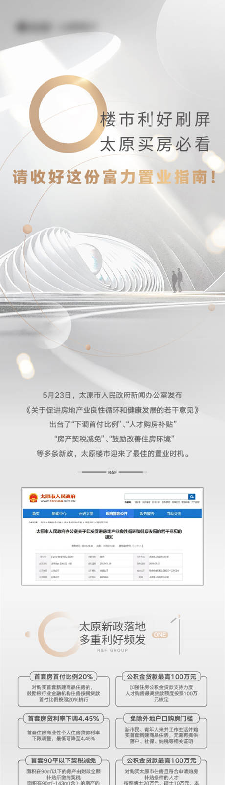 源文件下载【地产楼市利好项目价值长图】编号：92370011155098113