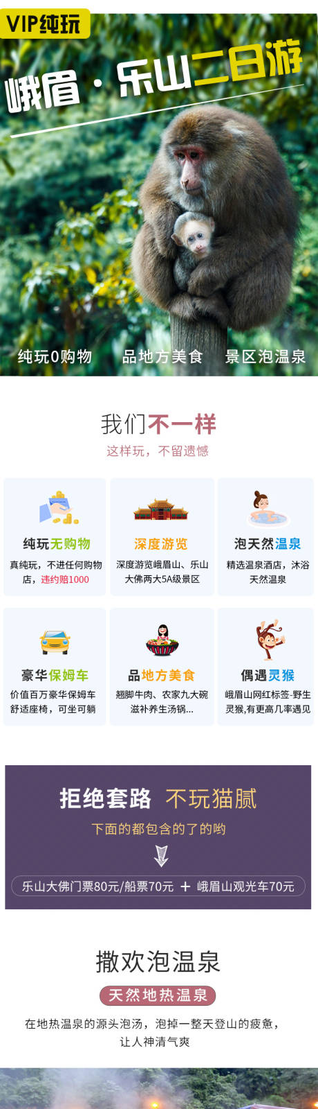 源文件下载【享设计】搜索编号：93030010877025825【峨眉山乐山详情页】