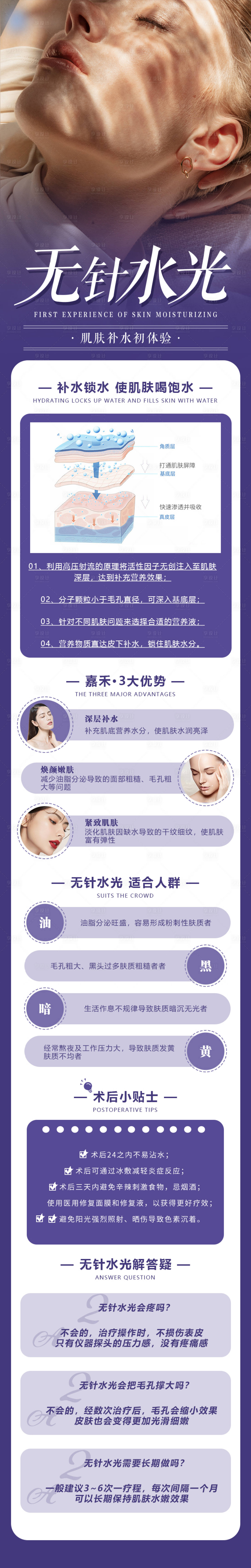源文件下载【享设计】搜索编号：33730011137064485【无针水光 】