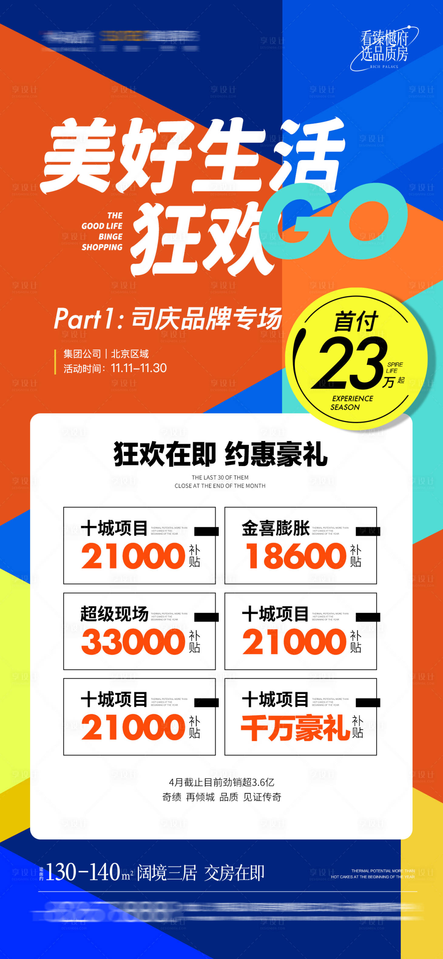 源文件下载【地产美好生活节狂欢购活动海报】编号：96170010988478373