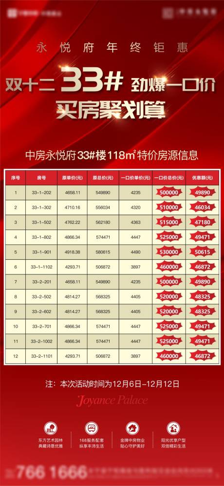 源文件下载【双十二特价房海报】编号：13260011229062433