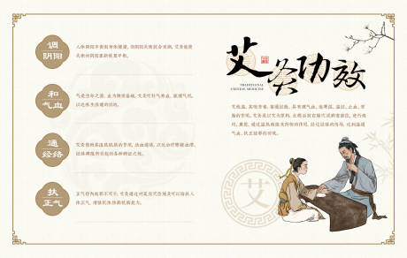 源文件下载【中医艾灸背景板】编号：96010011254935836