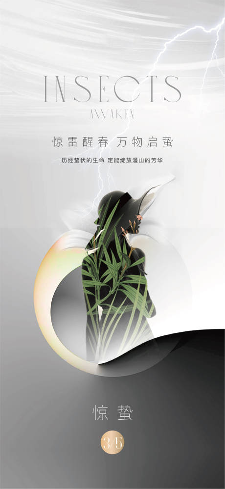 源文件下载【惊蛰节气海报】编号：18080010966086603