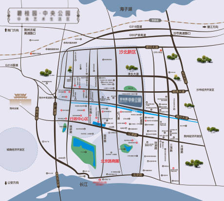 源文件下载【地产城市区位图规划广告展板】编号：97880011265559289