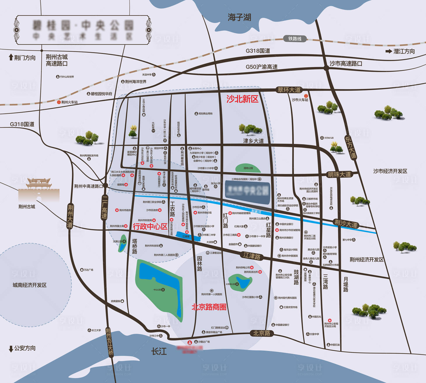 源文件下载【享设计】搜索编号：97880011265559289【地产城市区位图规划广告展板】