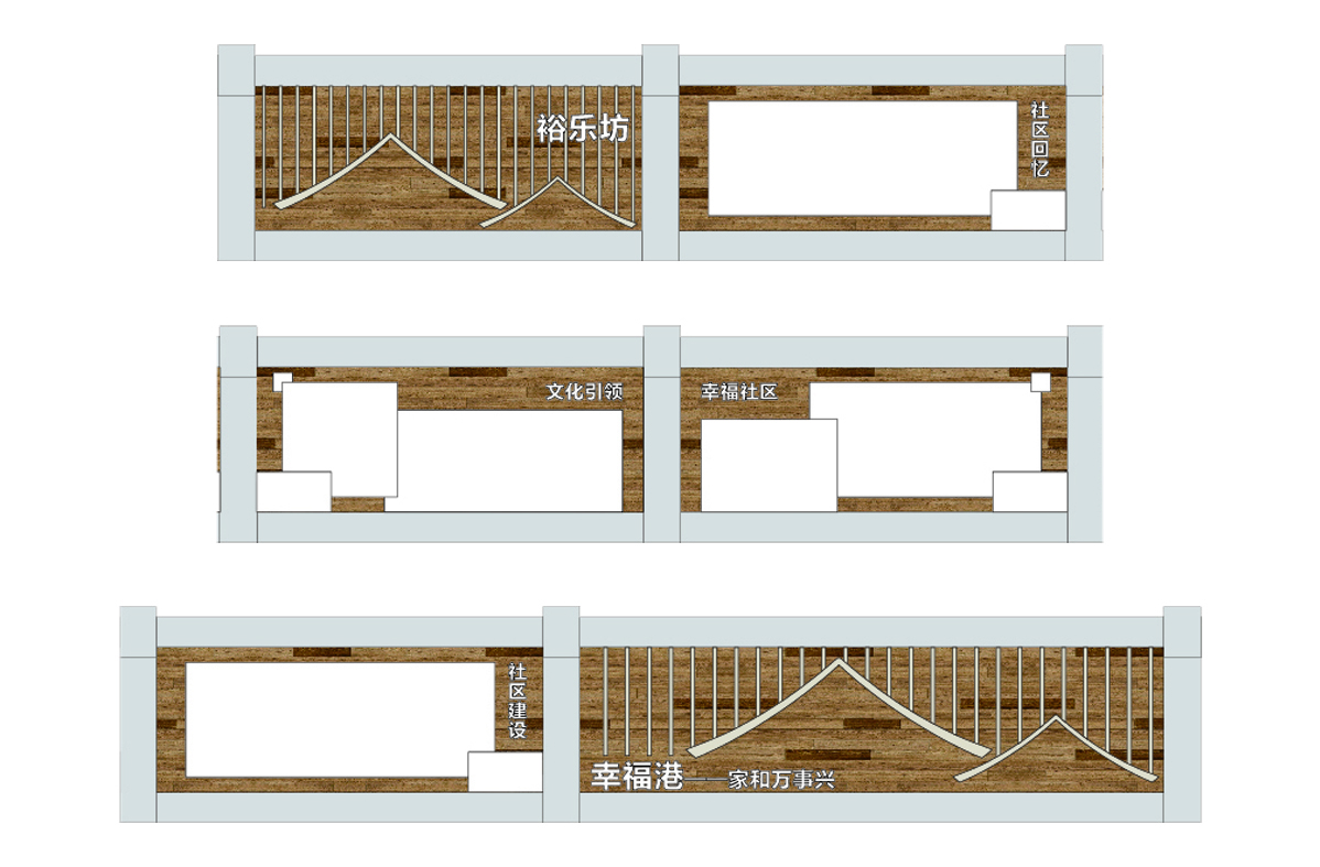 小区文化墙建设围栏