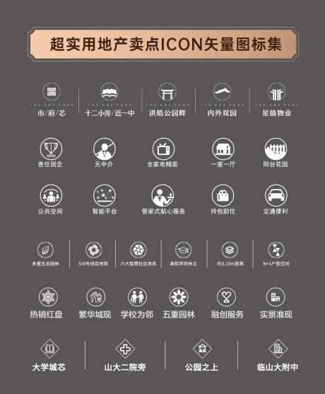 源文件下载【地产ICON标签图标价值点卖点】编号：73040010994865701