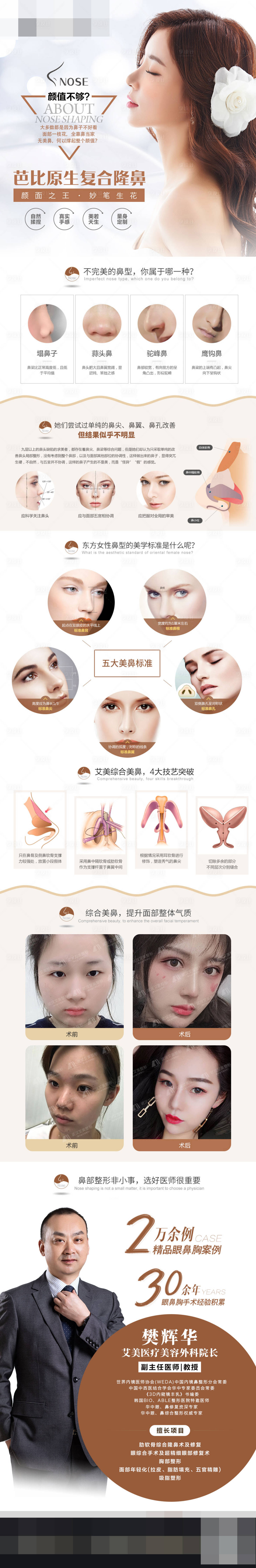 源文件下載【享設(shè)計】搜索編號：65240011064373051【醫(yī)美微整形隆鼻宣傳】
