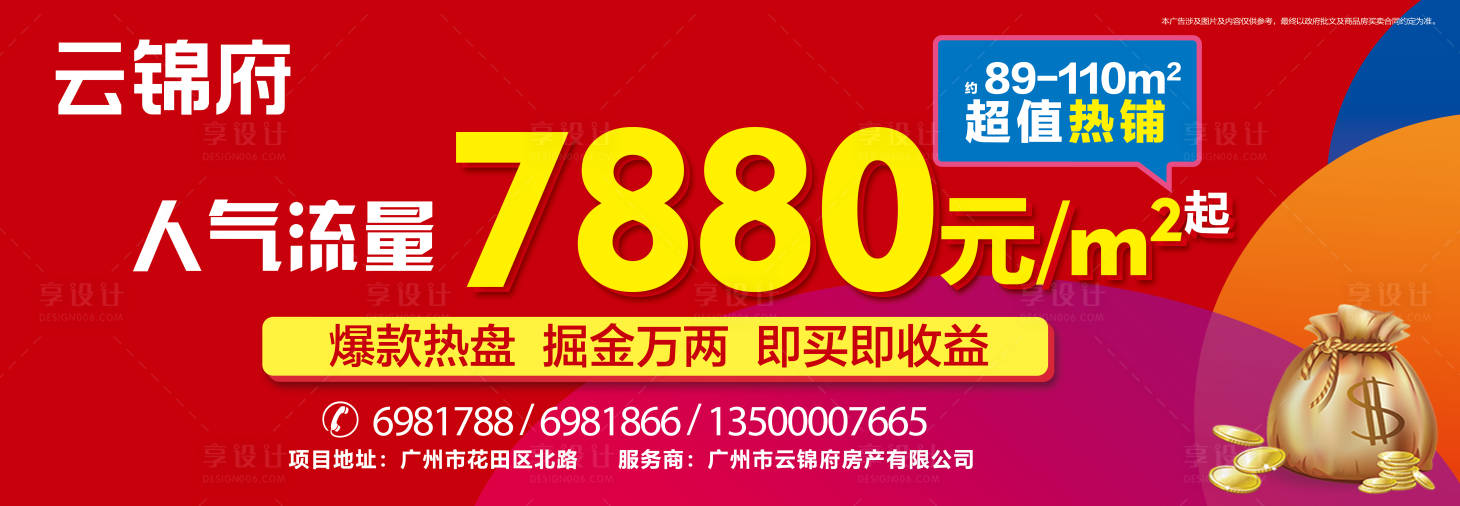 源文件下载【商业公寓旺铺价值点户外围挡展板】编号：44940010906588441