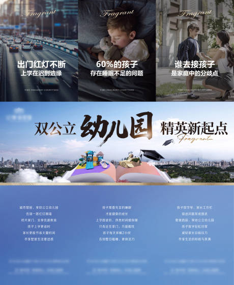 源文件下载【房地产幼儿园精英三宫格长图海报】编号：24720011356462134